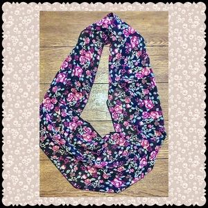 Ladies Floral Infinity Scarf
